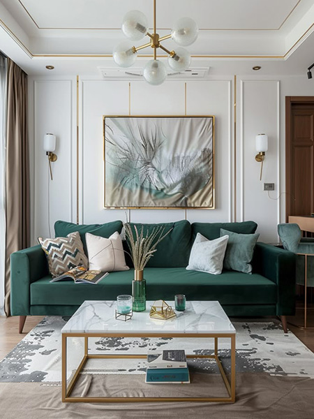 Modern interior design showcase