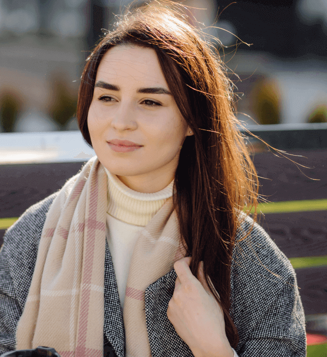 Client testimonial photo